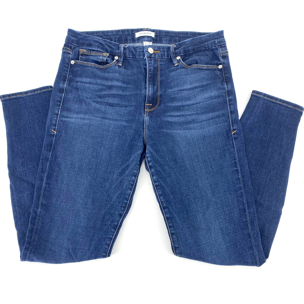 Good American Women's Skinny Jeans - Blue